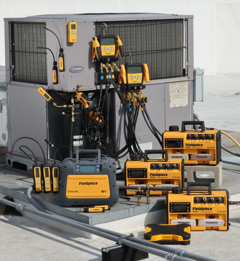 Recuperator de freon Fieldpiece MR53INT: R290, R600, R32 etc | DTN